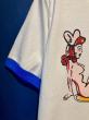 EDWARD LOW ”Mousetrap” Ringer Tee (WHITE×BLUE)