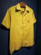 GAVIAL / s/s open shirts MUJI (yellow)