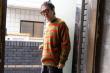 【予約商品】GAVIAL / V-neck border knit