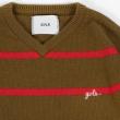 【予約商品】GAVIAL / V-neck border knit