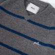 【予約商品】GAVIAL / V-neck border knit