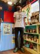 EDWARD LOW ”IN THE JUG" Ringer Tee (WHITE×NAVY)