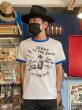 EDWARD LOW ”IN THE JUG" Ringer Tee (WHITE×BLUE)