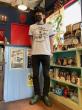 EDWARD LOW ”IN THE JUG" Ringer Tee (WHITE×BLUE)