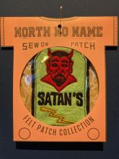 North No Name　FELT PATCH (SATAN'S)