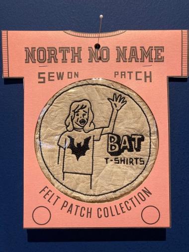 North No Name　FELT PATCH (BAT T-SHIRTS)