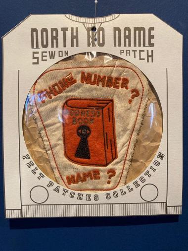 North No Name　FELT PATCH (PHONE NUMBER?)