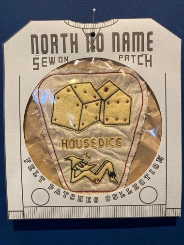 North No Name　FELT PATCH (HOUSE DICE)