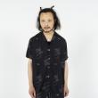 GAVIAL / s/s aloha shirts “black panther” (BLACK)