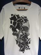 GAVIAL / 5s Uneck Tee"mannish skull"  (off white)