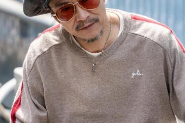 【予約商品】GAVIAL / cross pendant top_bicolor