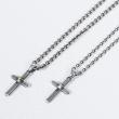 【予約商品】GAVIAL / cross pendant top_bicolor