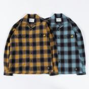 【予約商品】GAVIAL / check flannel shirts_プリント無し