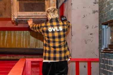 【予約商品】GAVIAL / check flannel shirts_プリント有り