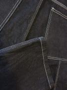 VALIANT ELEPHANT/BLACK DENIM PAINTER PANTS
