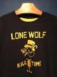 NORTH NO NAME / LONE WOLF REVERSIBLE T(MSD×BLK)