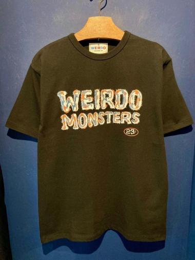WEIRDO/ MONSTERS - S/S T-SHIRTS (BLACK)