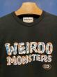 WEIRDO/ MONSTERS - S/S T-SHIRTS (BLACK)