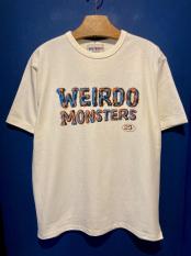 WEIRDO/ MONSTERS - S/S T-SHIRTS (WHITE)