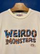 WEIRDO/ MONSTERS - S/S T-SHIRTS (WHITE)