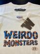 WEIRDO/ MONSTERS - S/S T-SHIRTS (WHITE)