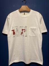 EDWARD LOW ”ENTHUSIASM!” POCKET T (WHT)