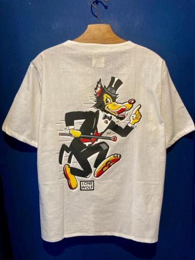 EDWARD LOW×MFC ”LONE WOLF” S/S Pajama SH