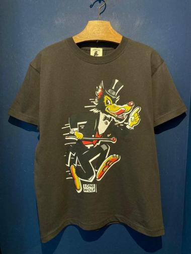 EDWARD LOW×MFC ”LONE WOLF” Tee (Black)
