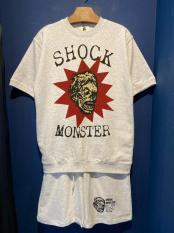 EDWARD LOW ”SHOCK" S/S SWEAT & SHORTS (ASH GRAY)