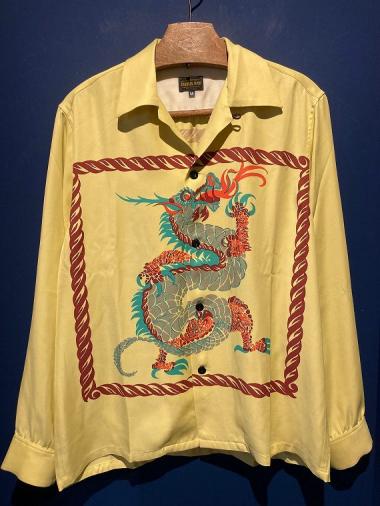 The Groovin High / Rayon L/S Shirt (Dragon・YELLOW)