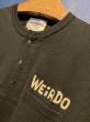 WEIRDO / LIVING DEAD - S/S HENRY T-SHIRTS (BLACK)