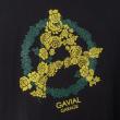 GAVIAL / s/s tee “anarchy wreath” (BLACK)