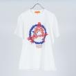 GAVIAL / s/s tee “anarchy wreath” (WHITE)