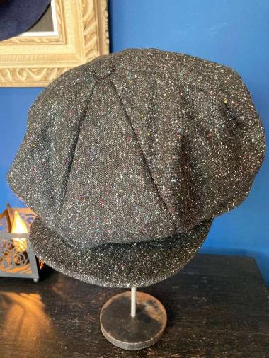 The Groovin High /1940's Style Newsboy CAP (BLACK)