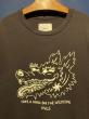 GAVIAL / s/s big tee_OOKAMI (Charcoal)