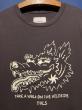 GAVIAL / s/s big tee_OOKAMI (Charcoal)