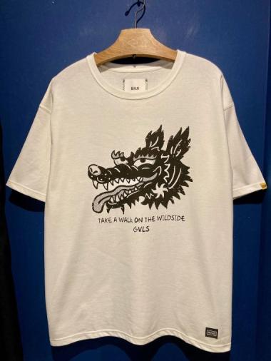 GAVIAL / s/s big tee_OOKAMI (White)