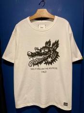GAVIAL / s/s big tee_OOKAMI (White)