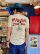 WEIRDO / LIVING DEAD - S/S HENRY T-SHIRTS (WHITE)