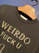 WEIRDO/ FUCK U - T-SHIRTS (BLACK)