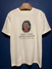 WEIRDO / NIGHT SHINE MONSTER - S/S T-SHIRT (WHITE)