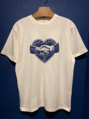 GLAD HAND / HEARTLAND - S/S T-SHIRTS(WHITE)