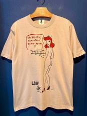 EDWARD LOW / ”HOW ABOUT SOME CREAM?” T (PINK)