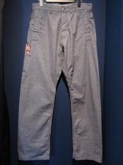 5WHISTLE / WHISTER DUSTER PANTS (PIN CHECK)
