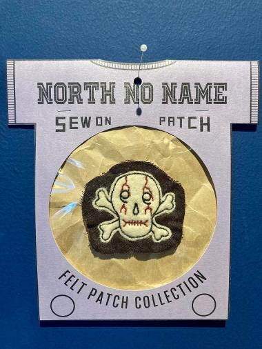 North No Name/ FELT PATCH (Skull)