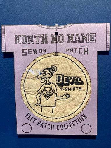 North No Name/ FELT PATCH (DEVIL T-SHIRTS)