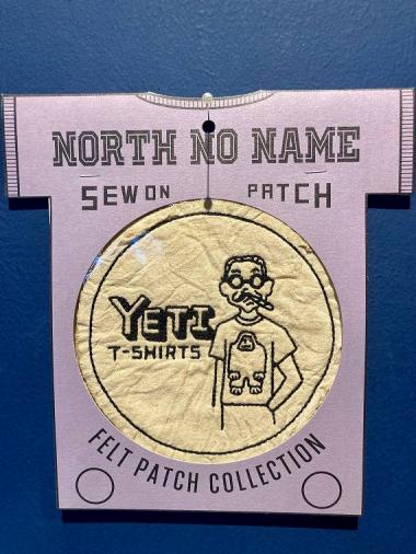 North No Name/ FELT PATCH (YETI T-SHIRTS)