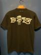 EDWARD LOW ”Skull Logo" S/S HENRY Tee (BLACK)