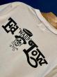 EDWARD LOW ”Skull Logo" S/S HENRY Tee (WHITE)