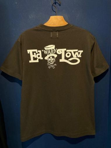 EDWARD LOW ”Skull Logo" S/S Tee (BLACK)